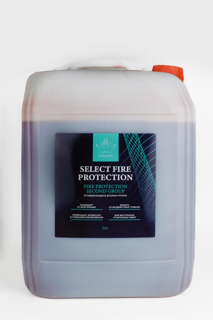 Огнебиозащита Lotus Select Fire Protection цветная (группа II) 20л