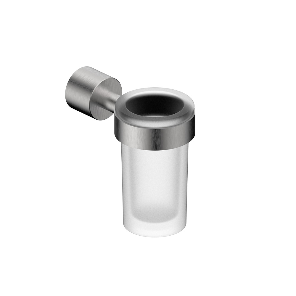 Стакан для зубных щеток с держателем ABBER Osten 316 AA1861BST брашированная сталь в строительном магазине