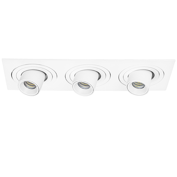 i536162 Светильник INTERO TUBO LED 7W*3 360LM*3 60G БЕЛЫЙ 3000K (217536+217162+217162+217162) в строительном магазине