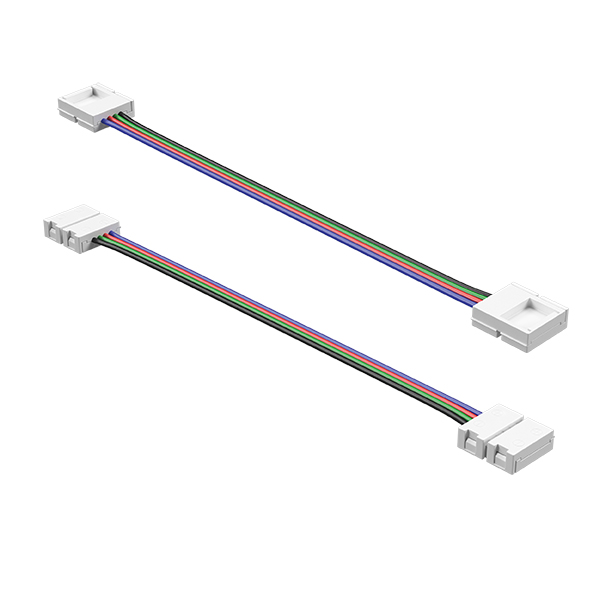 408111 Соединитель гибкий/ Кабель питания для ленты 12V 5050LED цветной RGB в строительном магазине