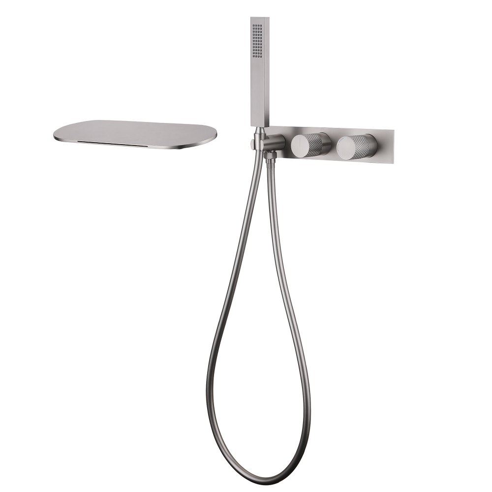 Смеситель ABBER Rund AF8731SP для ванны скрытого монтажа, сатин в строительном магазине