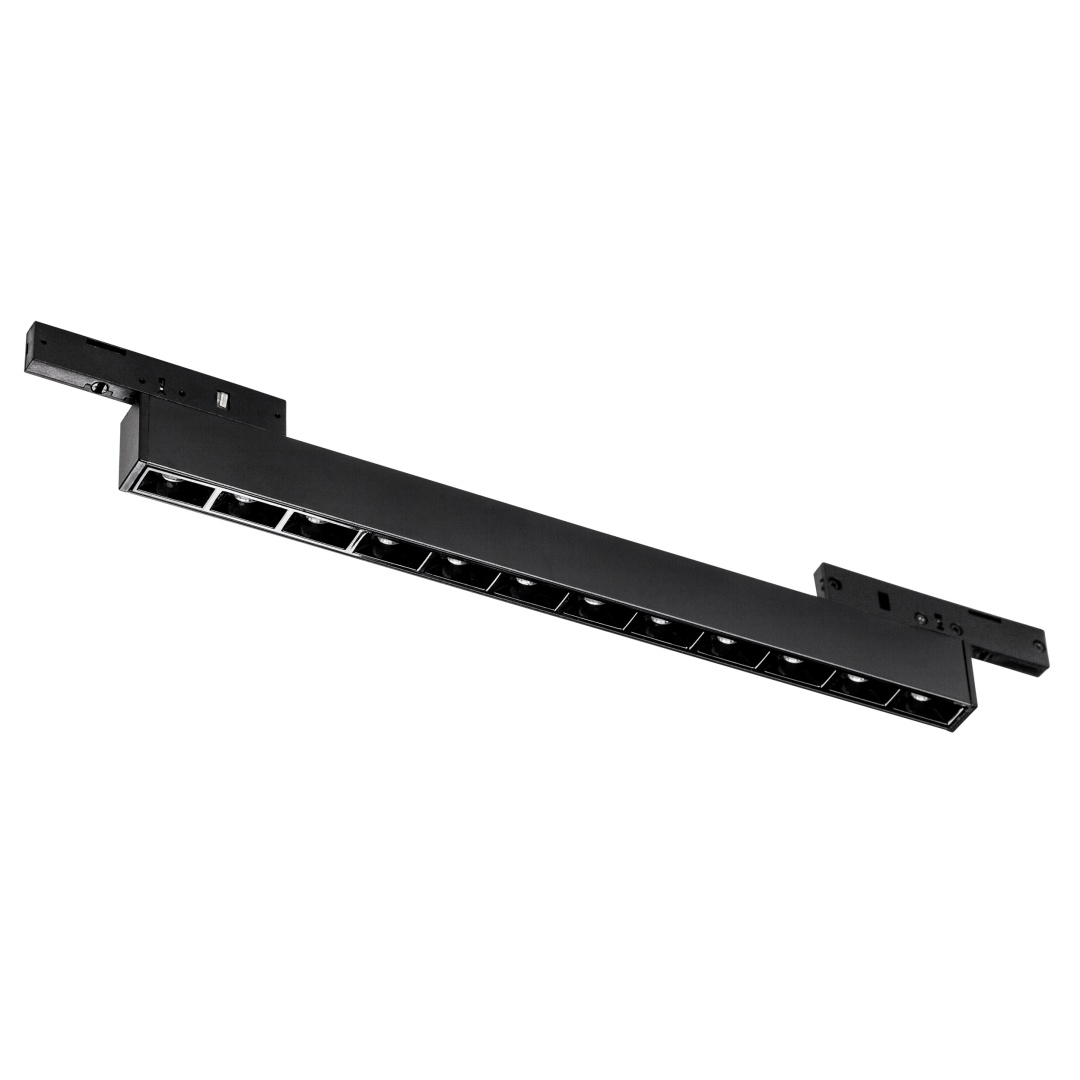 266637 Светильник 24V д/1-фазн трека LINEA LED 12W 1100LM 36G ЧЕРНЫЙ 3000K в строительном магазине