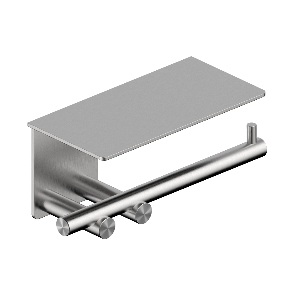 Бумагодержатель с полкой ABBER Osten 316 AA1830BST брашированная сталь в строительном магазине