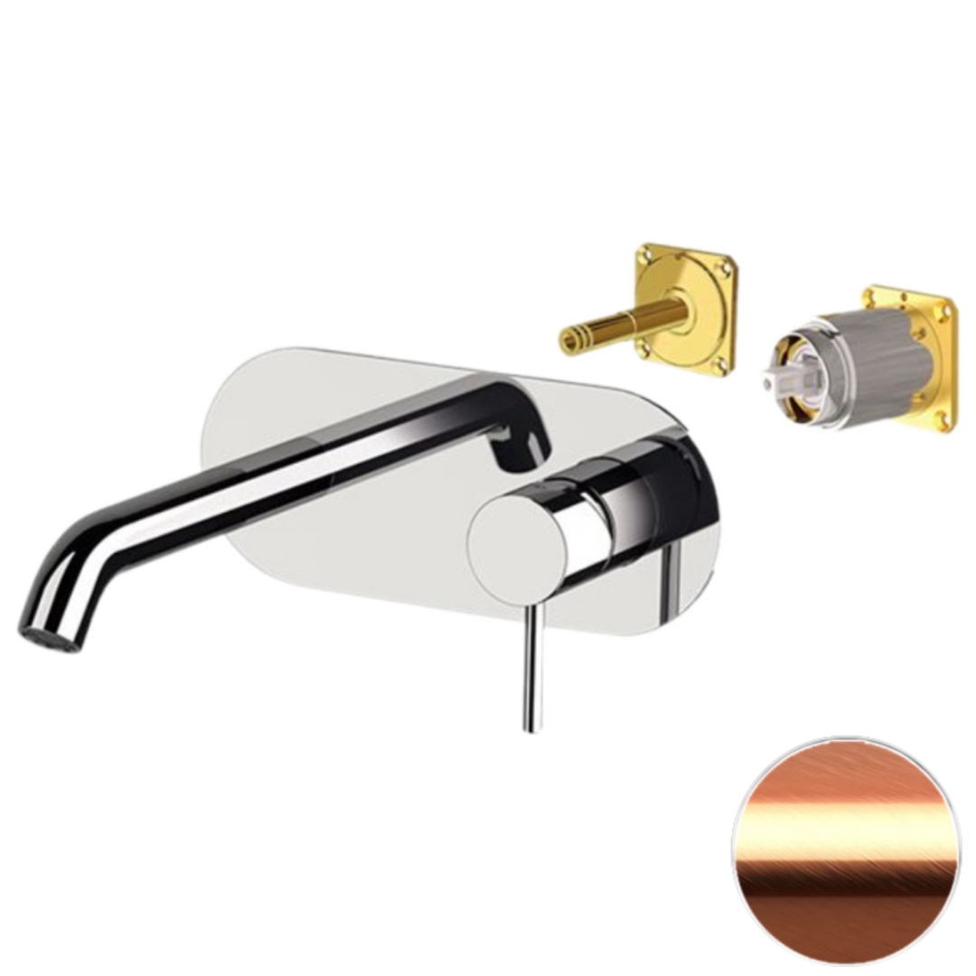 Смеситель для раковины Remer X Style X15KBRP, медь брашированная в строительном магазине