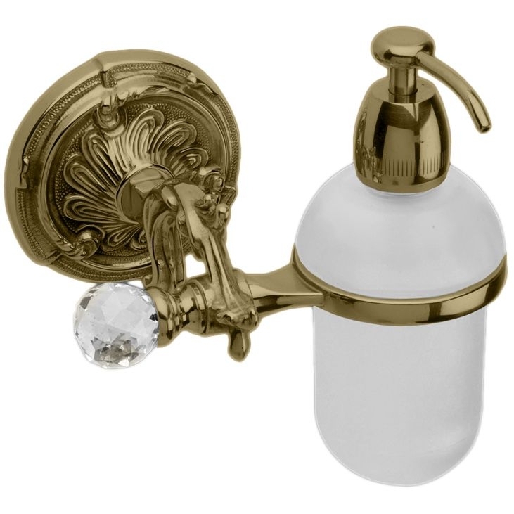 Дозатор жидкого мыла ART&MAX BAROCCO CRYSTAL AM-1788-Br-C подвесной, бронза в строительном магазине