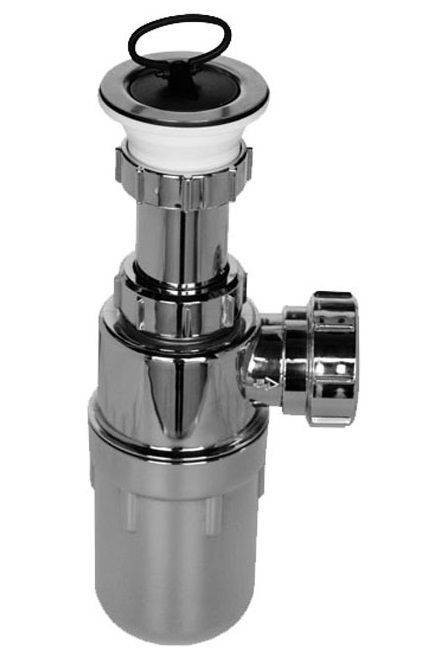 Сифон бутылочный хром. с выпуском McAlpine (1 1/2"х40мм) MRSK13R-CP в строительном магазине