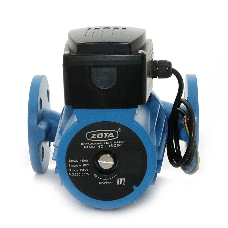 Циркуляционный фланцевый насос трехскоростной ZOTA Ring 40-160SF 3х400 В ZR3630164310 в строительном магазине