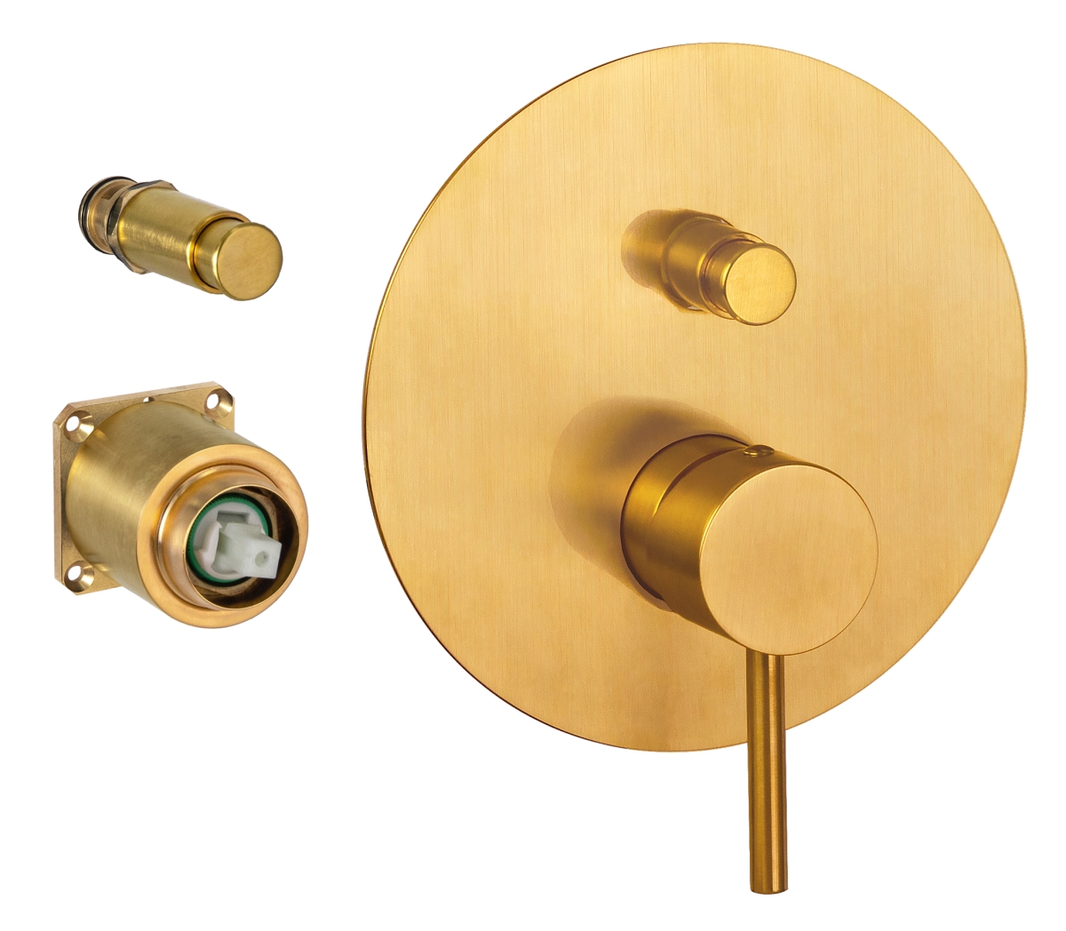 Смеситель для душа Remer X Style X09KBBG, золото брашированное в строительном магазине