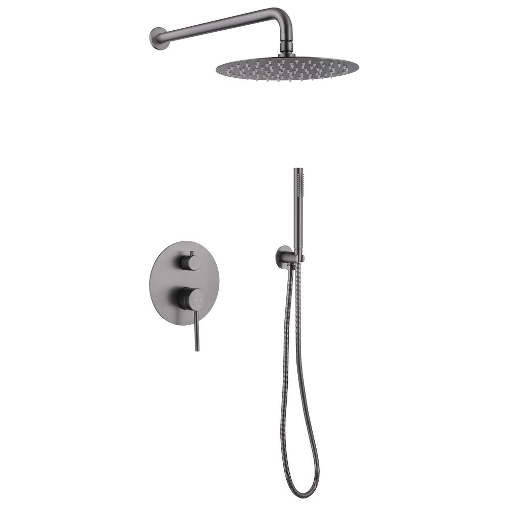 Душевая система ABBER Emotion AF8818NG скрытого монтажа без излива, никель в строительном магазине