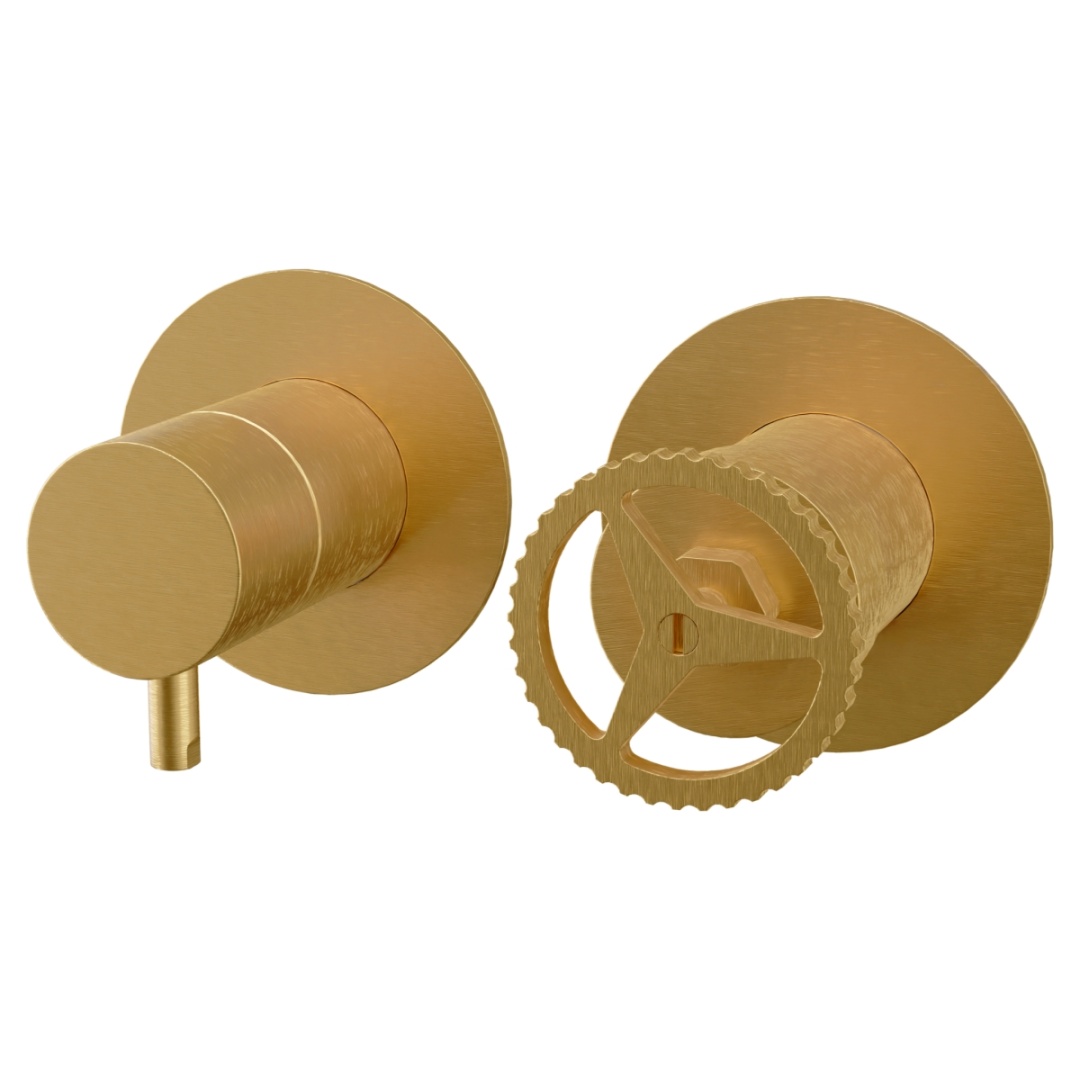 Смеситель для душа Remer Chrono CH92ZPBG, золото брашированное в строительном магазине