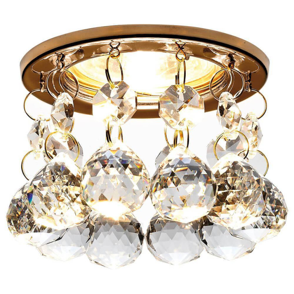 Встраиваемый светильник Ambrella light Crystal K2051 CL/G в строительном магазине