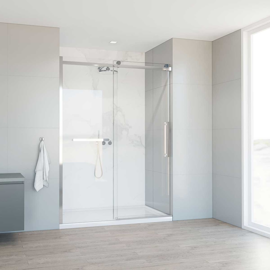 Душевая дверь Vincea Como Soft VDS-1CS150CL, 1500, хром, стекло прозрачное в строительном магазине
