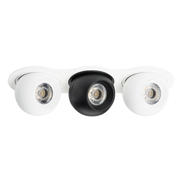 i636647464 Светильник INTERO LED 9W*3 850LM*3 24G БЕЛЫЙ/ЧЕРНЫЙ 4000K (217636+217064+217074+217064) в строительном магазине