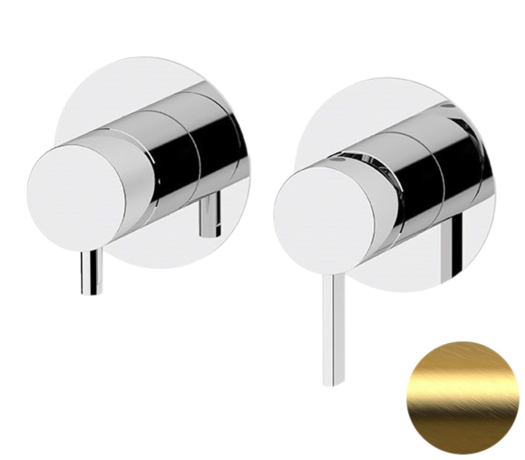 Смеситель для душа Remer Metrica MC92ZPBG, золото брашированное в строительном магазине