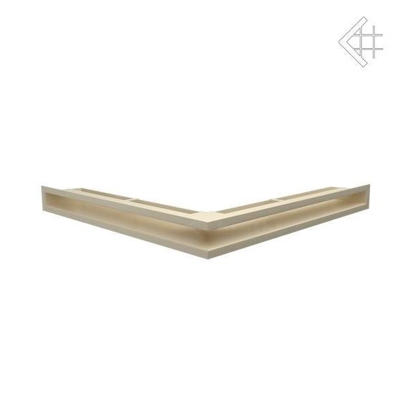 Вентиляционная решетка Люфт угловая стандарт бежевая 60 в строительном магазине