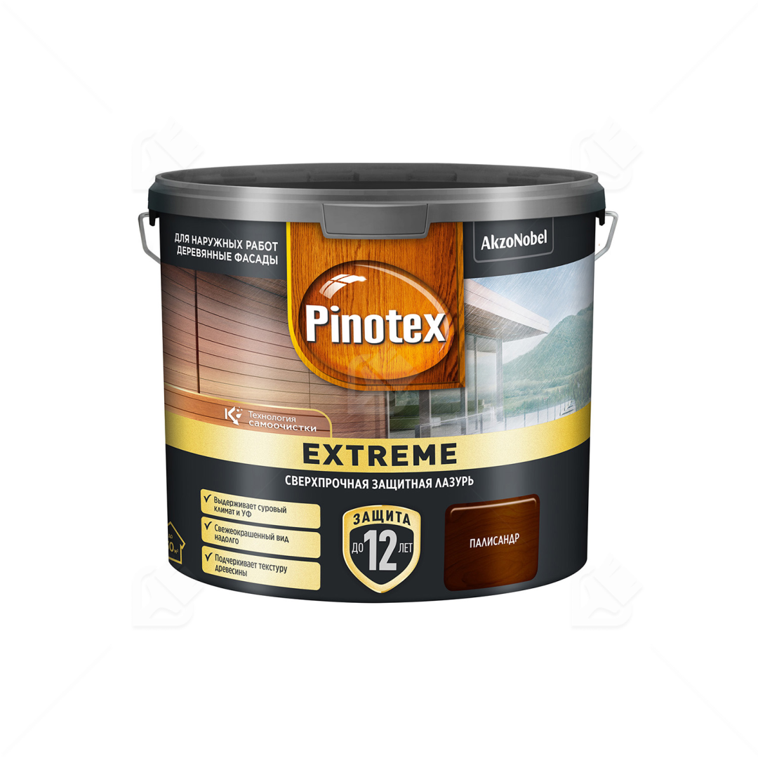 Пропитка Pinotex Extreme для дерева палисандр, 2,5 л