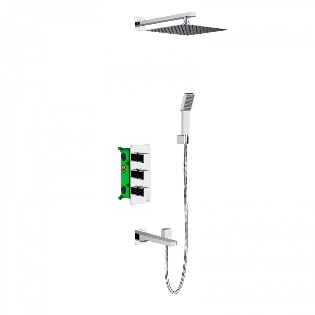 Душевая система Timo Petruma 3-х режимная, с термостатом (SX-5049/00SM chrome) в строительном магазине