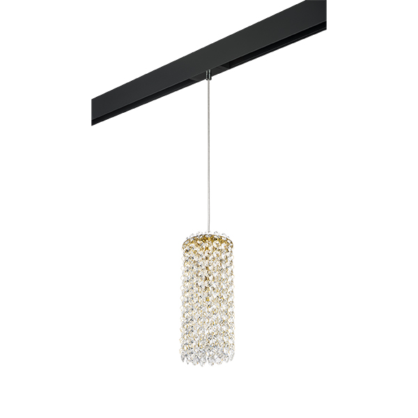 PRO795322 Светильник д/1-фазн трека CRISTALLO 1х40W G9 ЗОЛОТО/ЧЕРНЫЙ (795322+595007) в строительном магазине