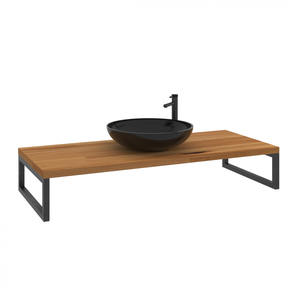 Консоль под раковину ORKA Kestel 120 подвесная, дуб в строительном магазине