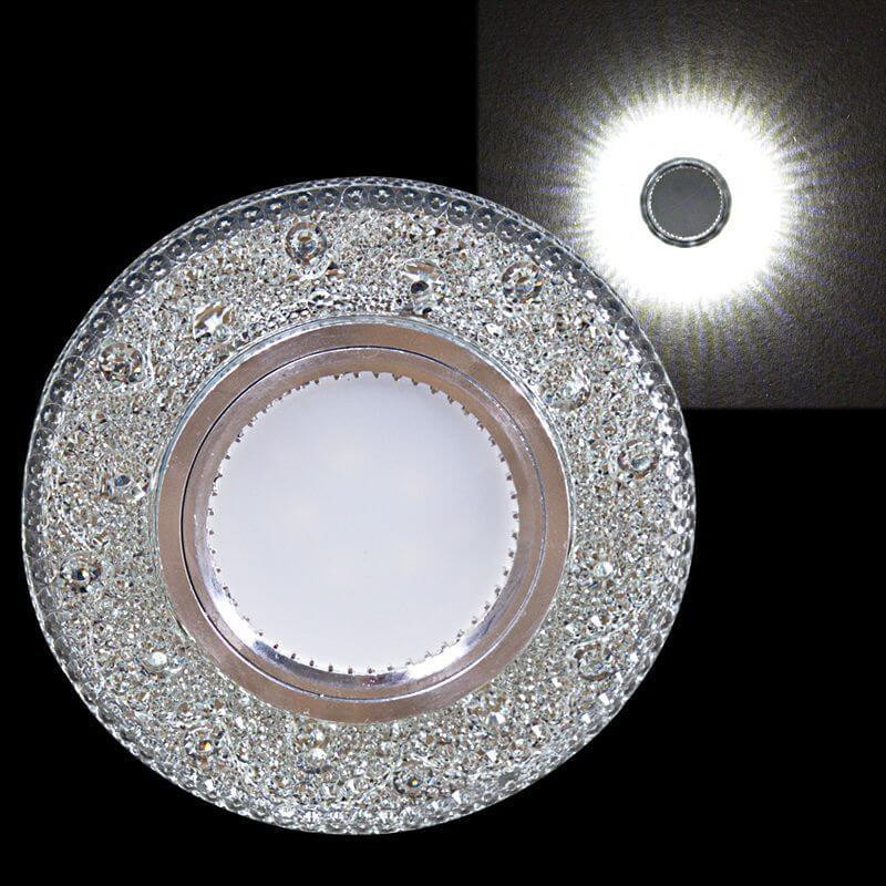 Встраиваемый светильник Reluce 11063-9.0-001LD MR16+LED3W WT в строительном магазине