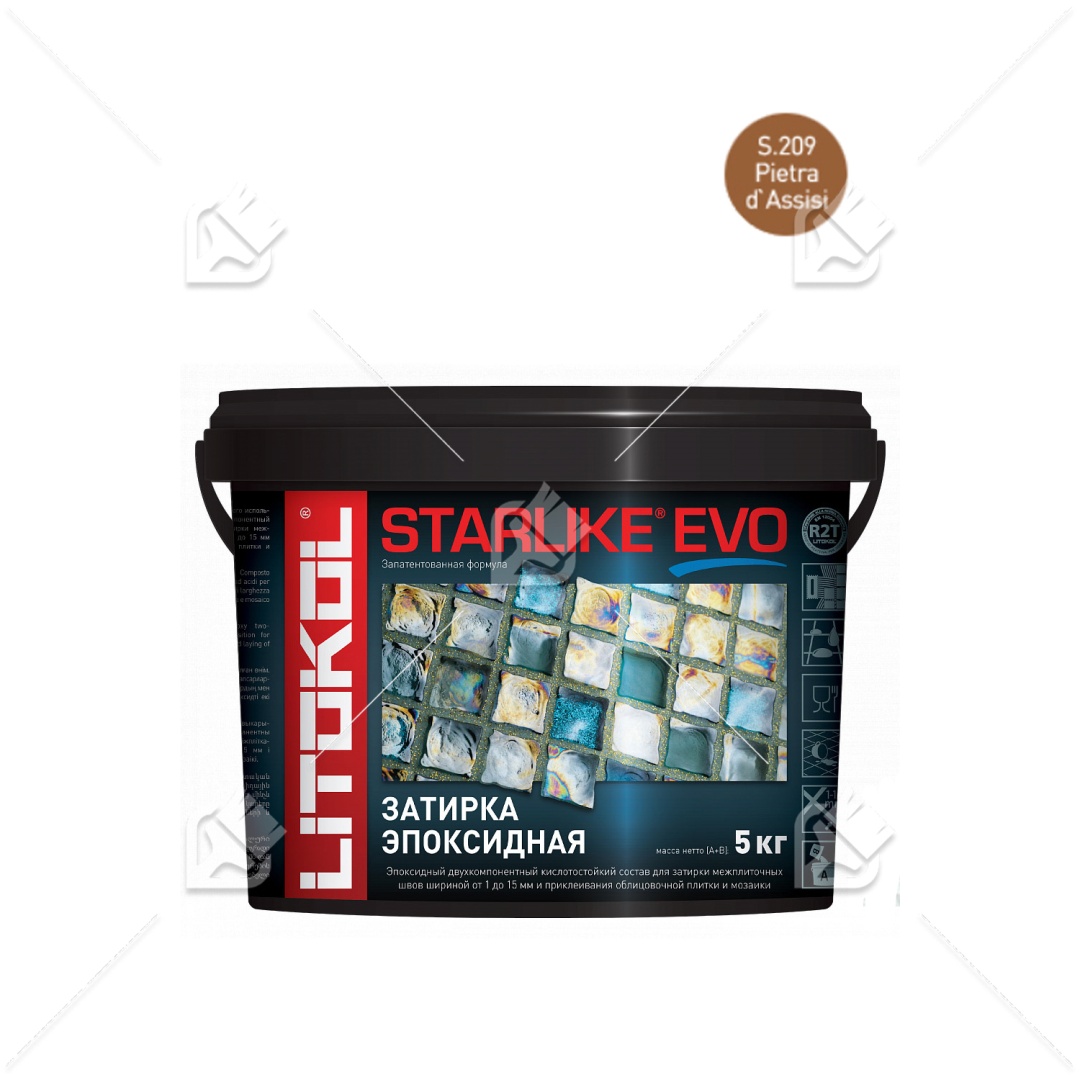 Затирка Litokol Starlike Evo S.209 коричневый 5кг