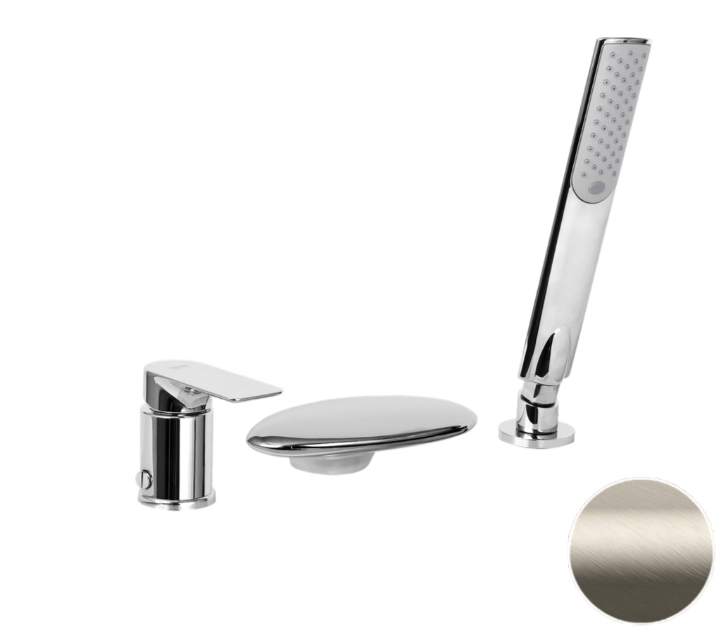 Смеситель для ванны Remer Infinity I07UFXV, сталь в строительном магазине