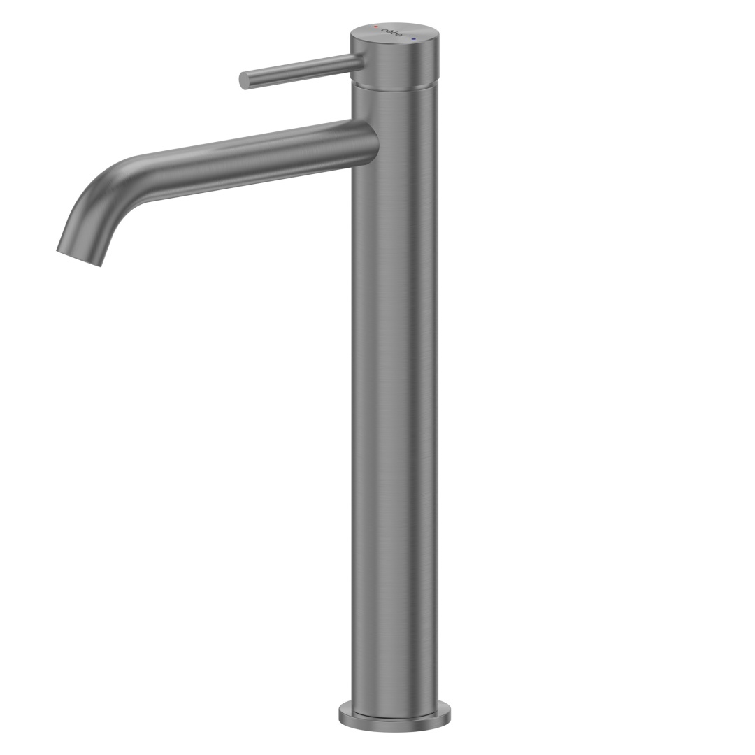 Смеситель ABBER Wasser Kreis 316 AF8111BGG-L для накладной раковины, оружейная сталь брашированная в строительном магазине