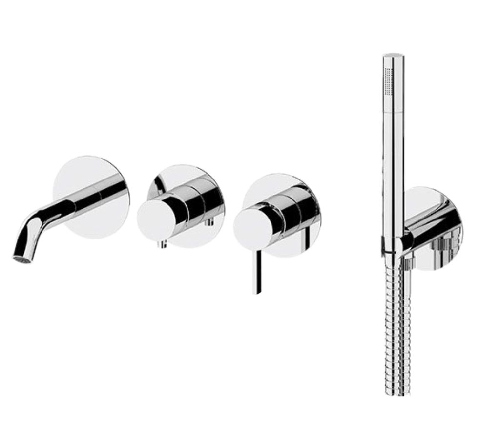 Смеситель для ванны Remer Metrica MC53D2P в строительном магазине