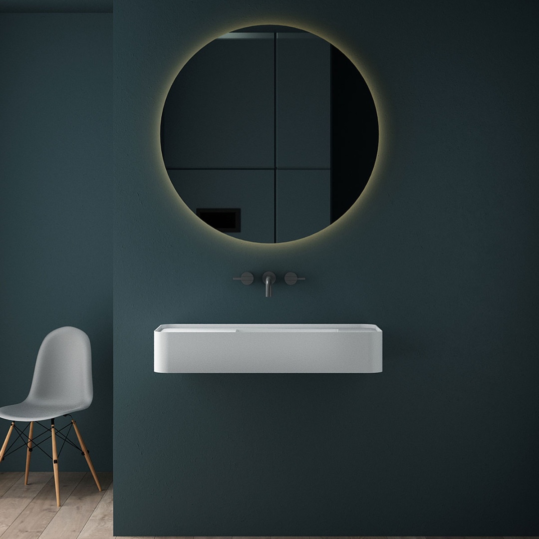 Раковина Vincea VWB-6S412MW, 1200x400x150 из искусственного камня, подвесная, цвет белый матовый в строительном магазине