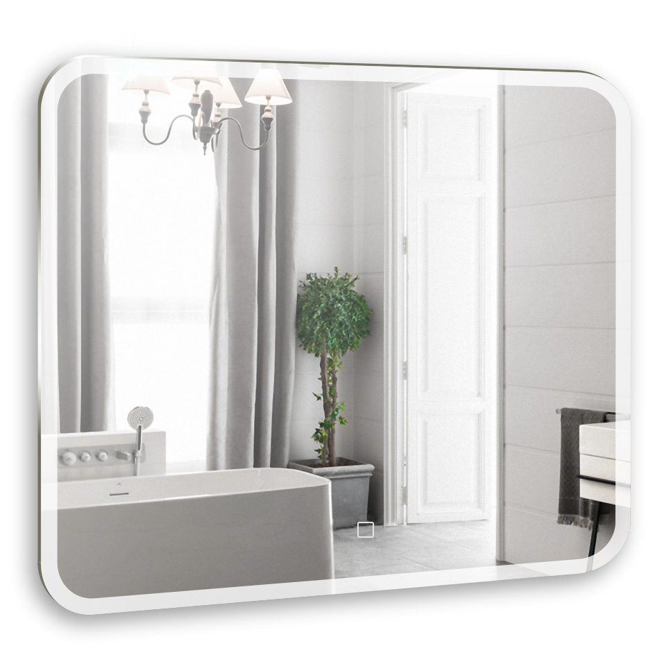 Зеркало ABBER See AG6109S-0.8 с подсветкой, сенсорный выключатель, диммер в строительном магазине