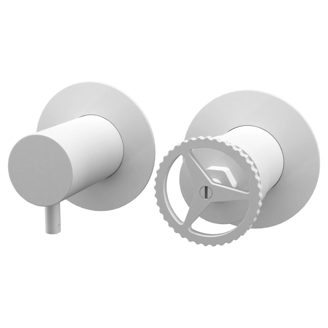 Смеситель для душа Remer Chrono CH92ZPBO, белый матовый в строительном магазине