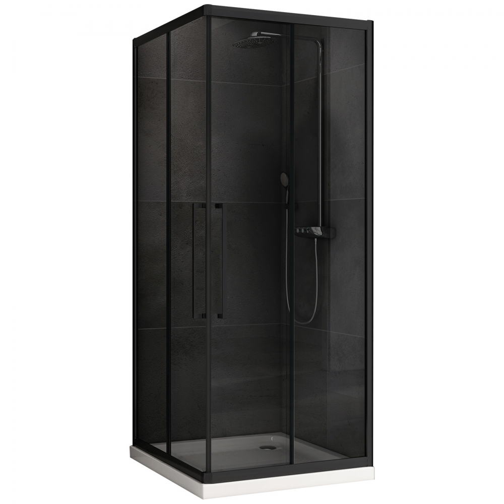 Душевой уголок ABBER Schwarzer Diamant AG02080BDTH в строительном магазине