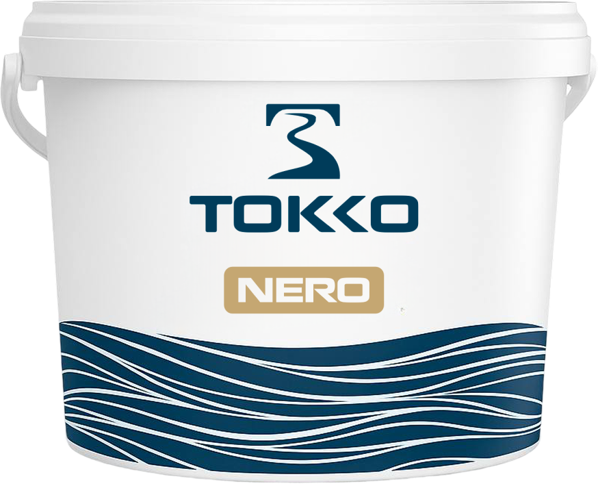 Tokko Nero Матовая моющаяся краска для стен и потолков внутри помещений в строительном магазине