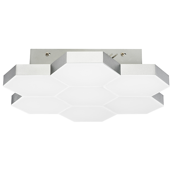 750072 Люстра потол FAVO LED-35W 1680LM Silver 3000K в строительном магазине