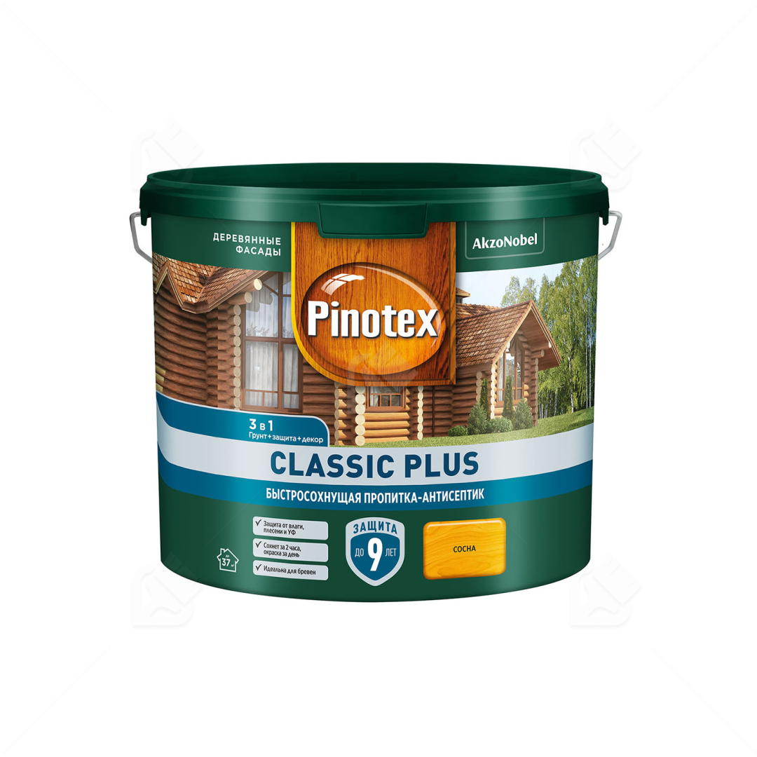 Пропитка Pinotex Classic Plus 3в1 сосна 2,5 л.