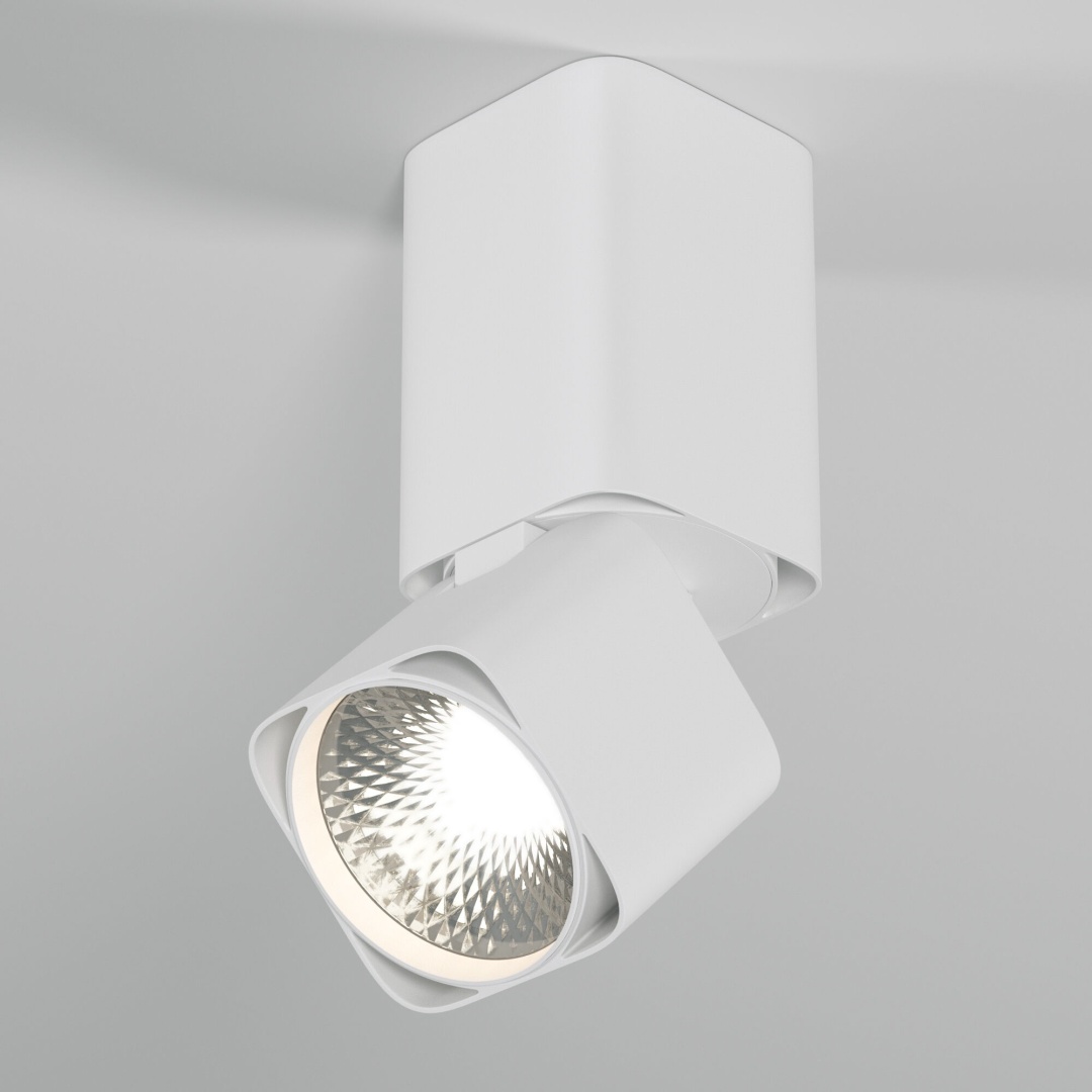 Светильник потолочный поворотный светодиодный Cubus 10W 4000K белый 25043/LED в строительном магазине