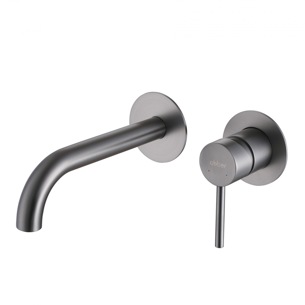 Смеситель ABBER Wasser Kreis AF8112NG для раковины скрытого монтажа, никель в строительном магазине