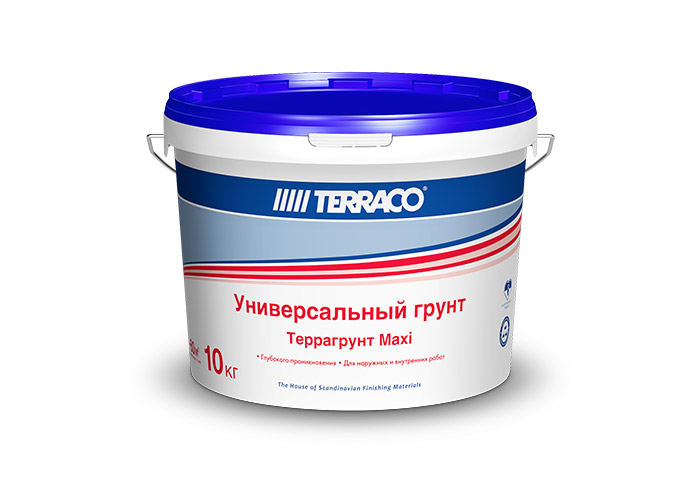 Грунтовка универсальная TERRACO Террагрунт Maxi 10 кг