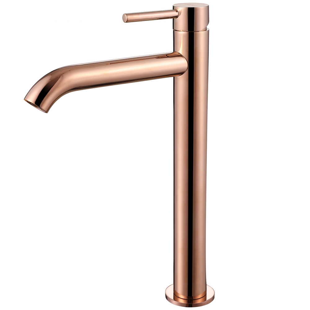 Смеситель ABBER Wasser Kreis AF8111RG для накладной раковины, розовое золото в строительном магазине