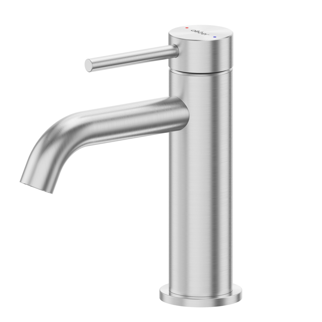 Смеситель ABBER Wasser Kreis 316 AF8110BST для раковины, сталь брашированная в строительном магазине