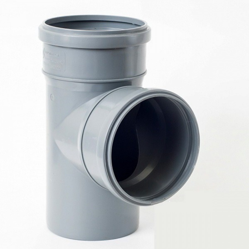 Тройник канализационный Политэк 40x45° в строительном магазине