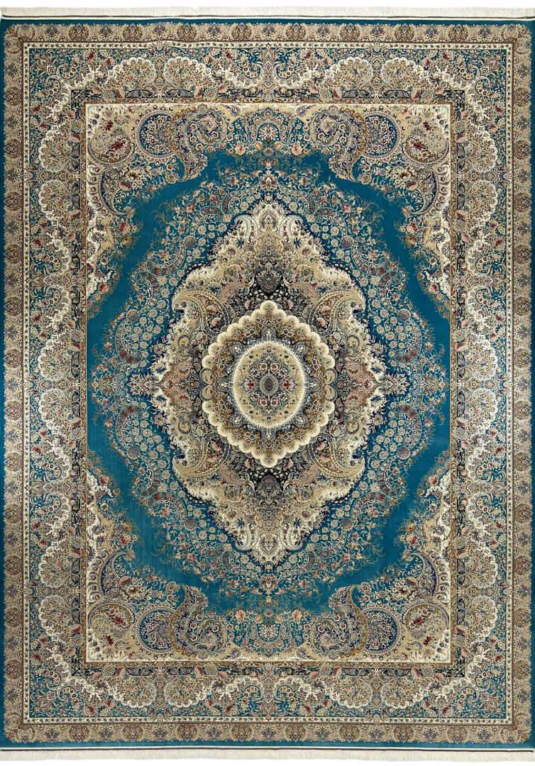 Ковер КУМ 3721 BEIGE/CYAN в строительном магазине