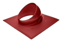 Krovent Base-VT 125-150 основание вентиляционной трубы под ГЧ красный (RAL 3009)