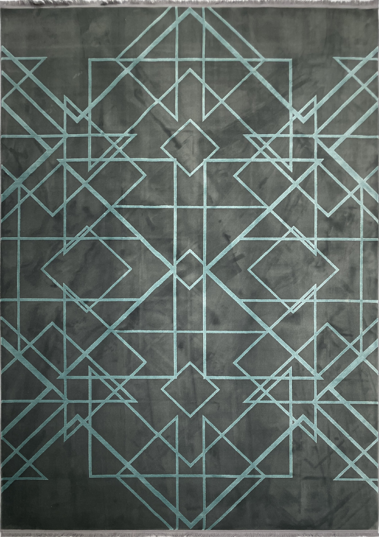 Ковер TEHRAN 2807 COAL GRAY/MAVY BLUE в строительном магазине