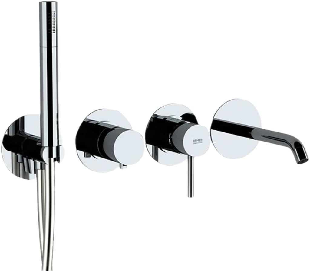 Смеситель для ванны Remer X Style X96S03ROXXG в строительном магазине