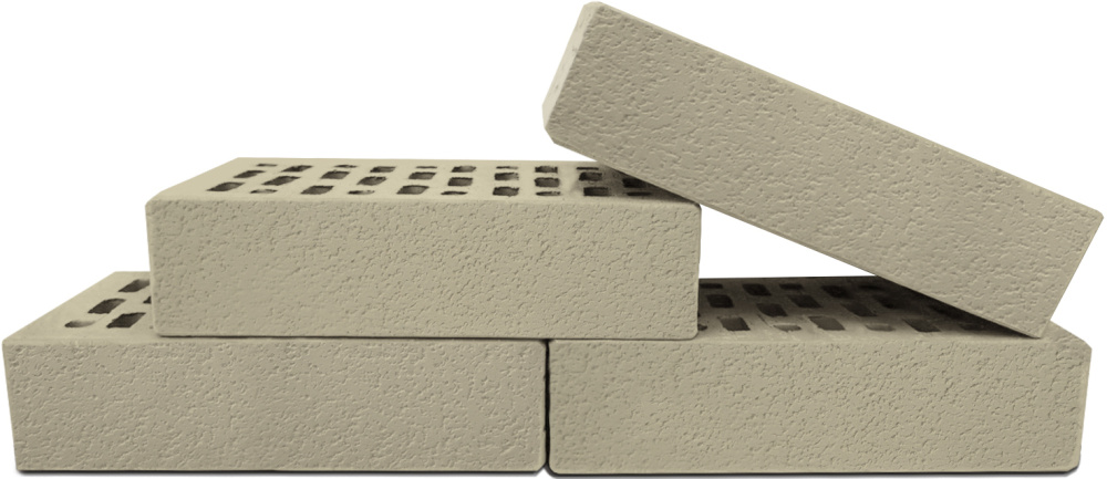 Кирпич облицовочный дюна одинарный Шагрень Терекс