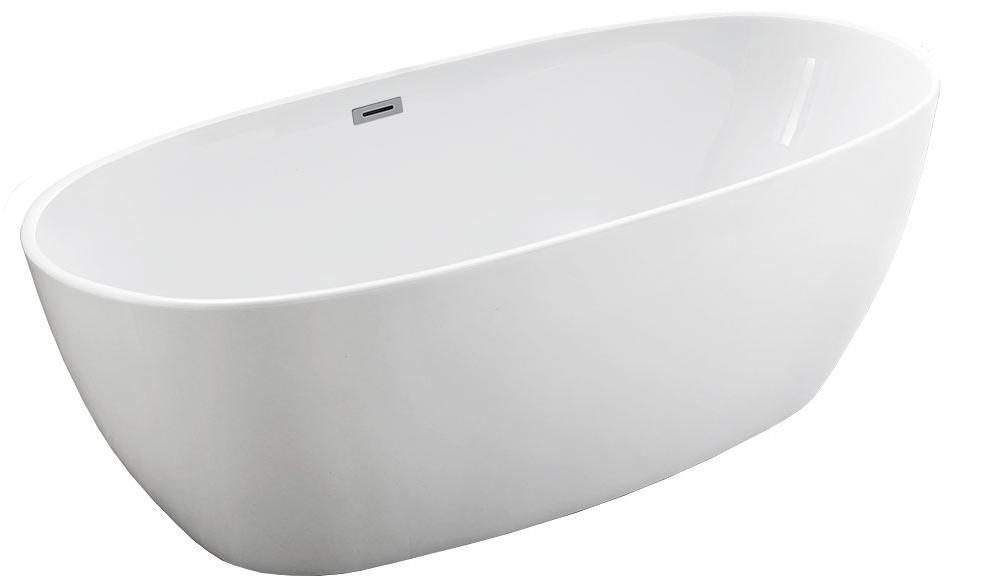 Акриловая ванна Vincea VBT-405-1860, 1860x885x605 белая в строительном магазине