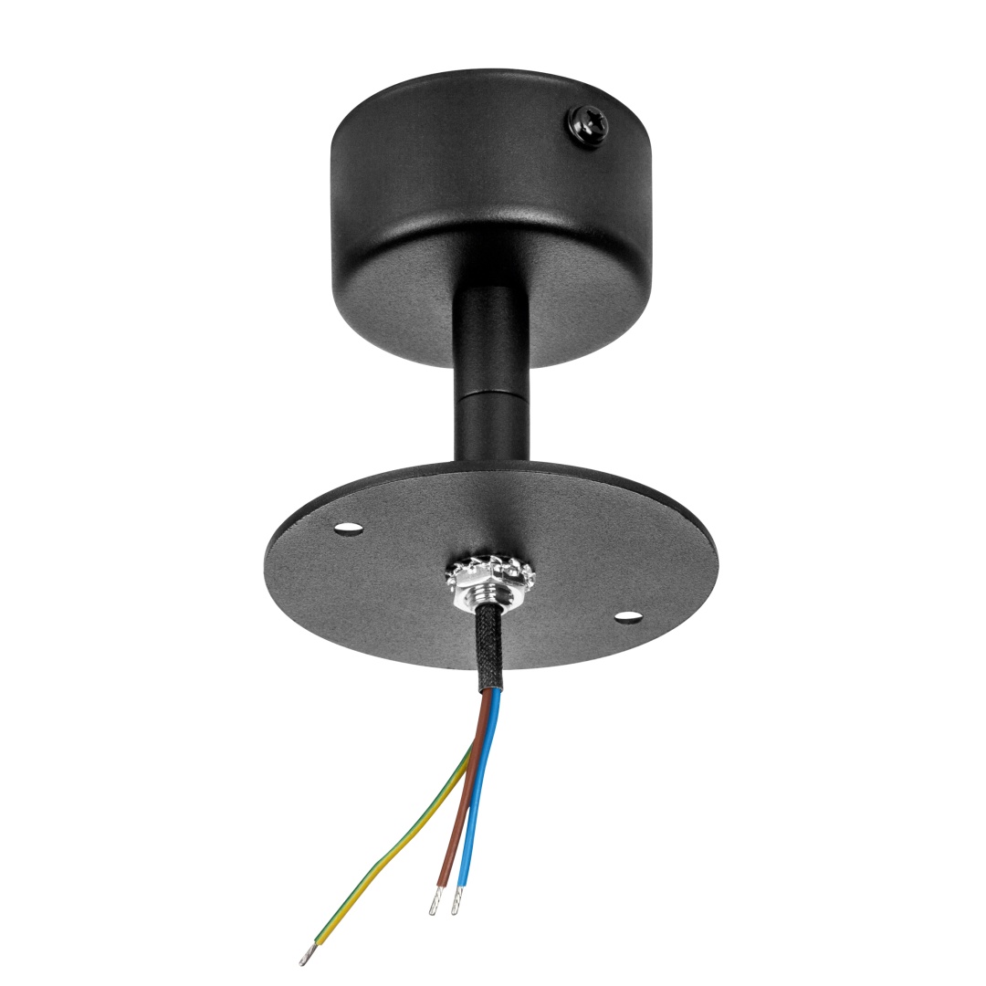 590107 Потолочное крепление RULLO для светильников 213487 GX53/21648x (D80) ЧЕРНЫЙ в строительном магазине