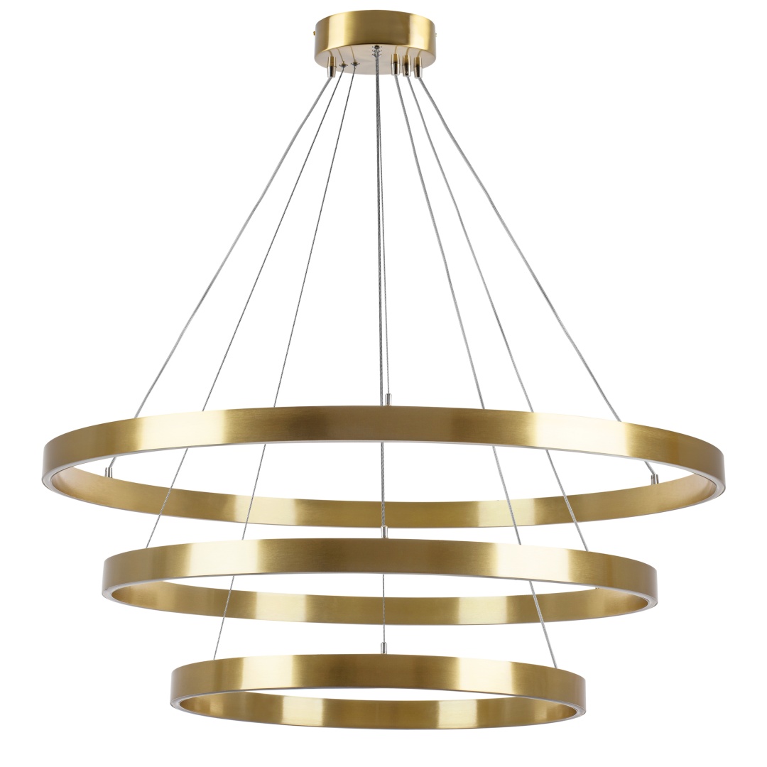 748223 Люстра SATURNO LED 132W 11000LM 70G ЗОЛОТО 3000-6000K в строительном магазине