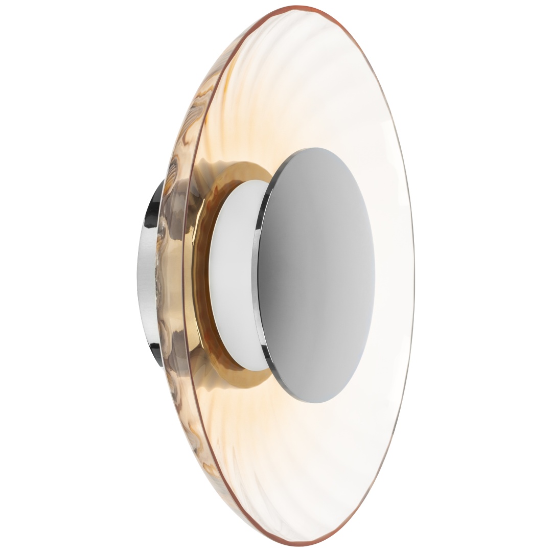 809023 Настенно-потолочный светильник CELESTA LED 24W 600LM ХРОМ/КОНЬЯЧНЫЙ 3000K в строительном магазине